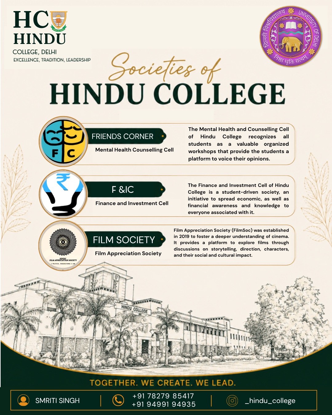 Hindu College Society Poster 7